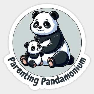 Parenting panda Sticker